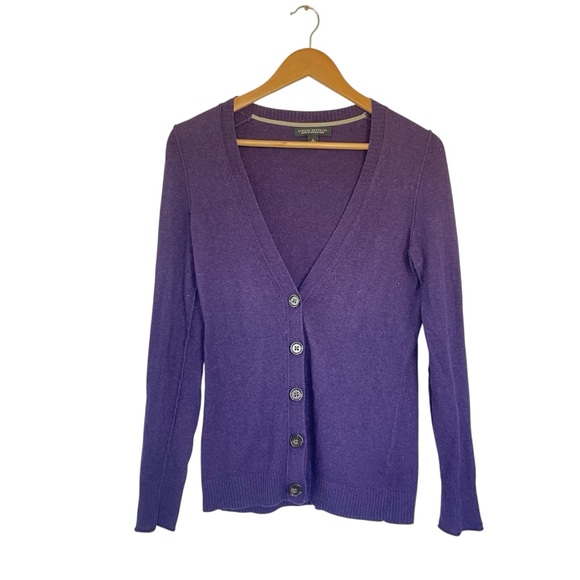 Banana Republic Women’s Purple Wool Blend Cardigan Size Small Sweater - Picture 1 of 5